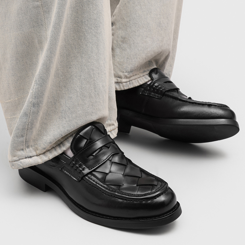 Men handmade woven penny loafe - Men Formal Wear For Summer recensione e prezzo