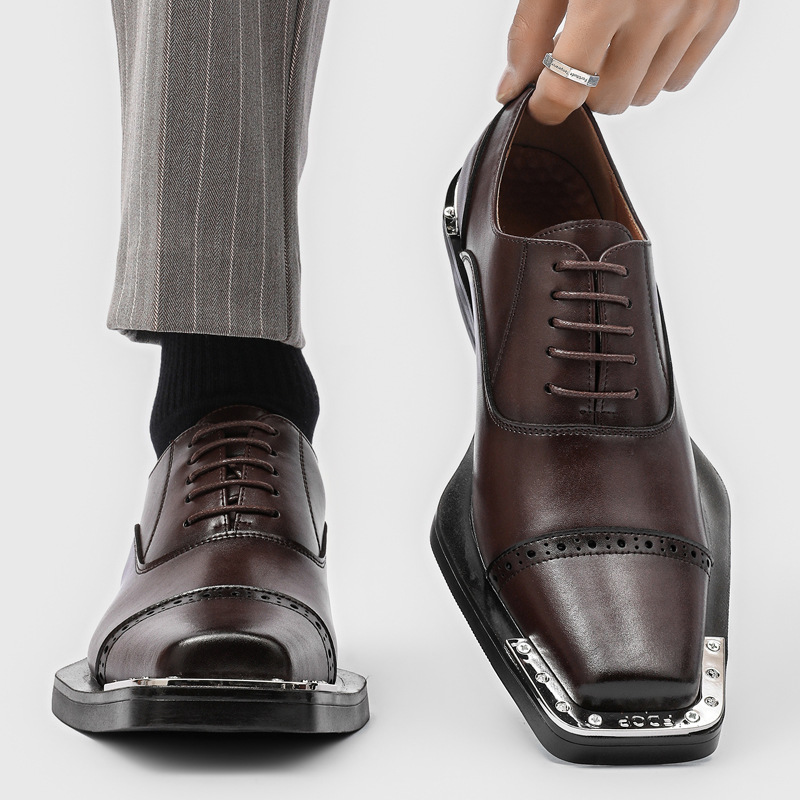 Men's leather shoes - British  - Men Formal Wear Look recensione e prezzo