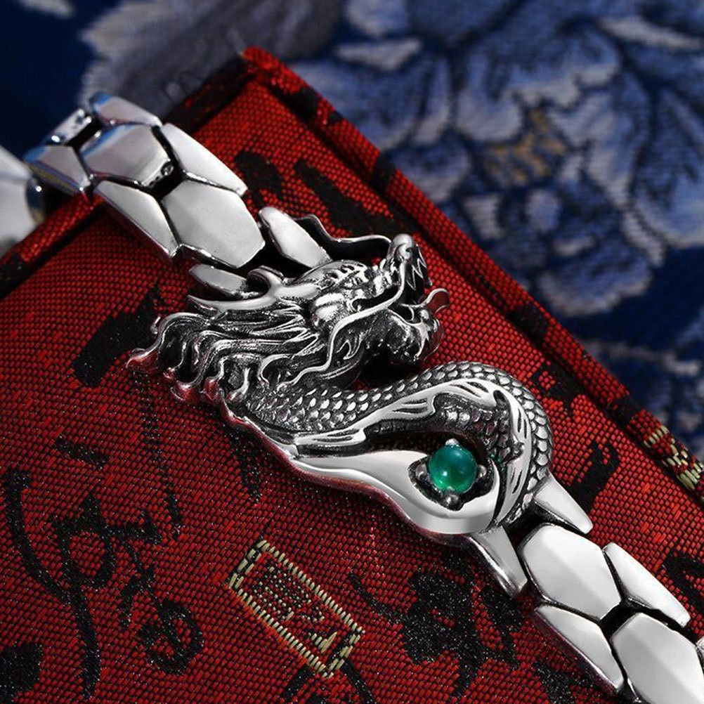 Stylish Dragon Bracelet Fade R - Men Accessories Aesthetic 리뷰 및 가격