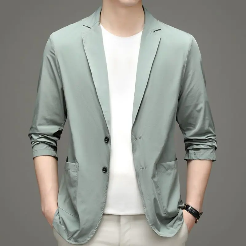 New Summer Men Thin Blazers Bu - Men Formal Wear For Summer recensione e prezzo