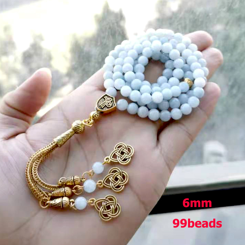 Tasbih Natural Aquamarines Sto - Men Accessories Hk 리뷰 및 가격