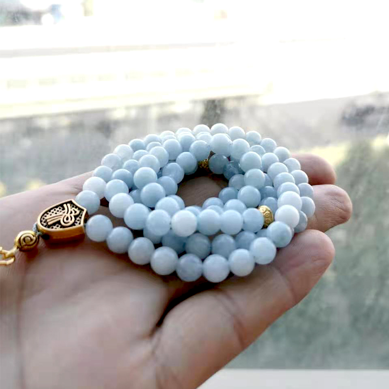 Tasbih Natural Aquamarines Sto - Men Accessories Hk 리뷰 및 가격