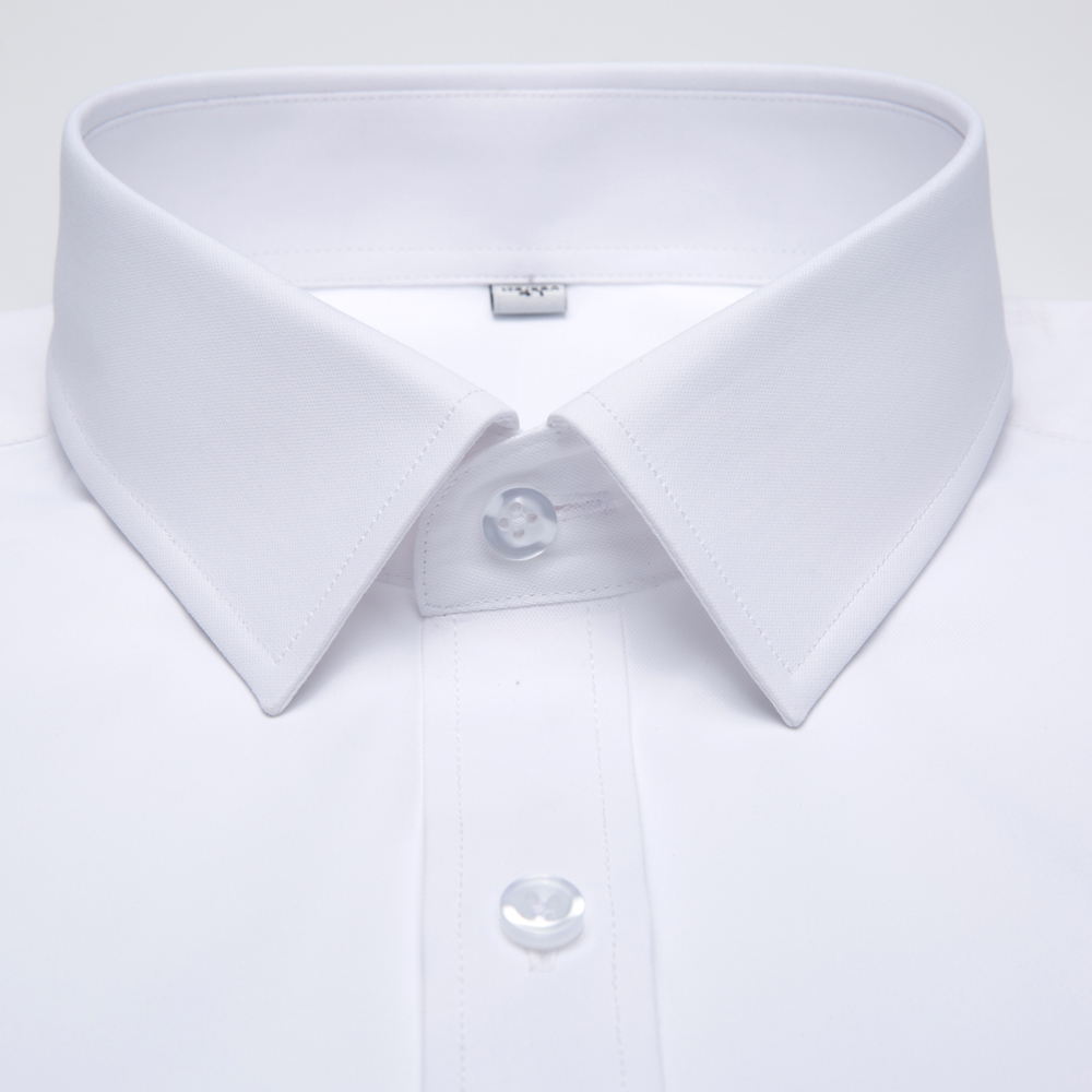 White Solid Color Men's Long S - Men Formal Wear Shirts recensione e prezzo