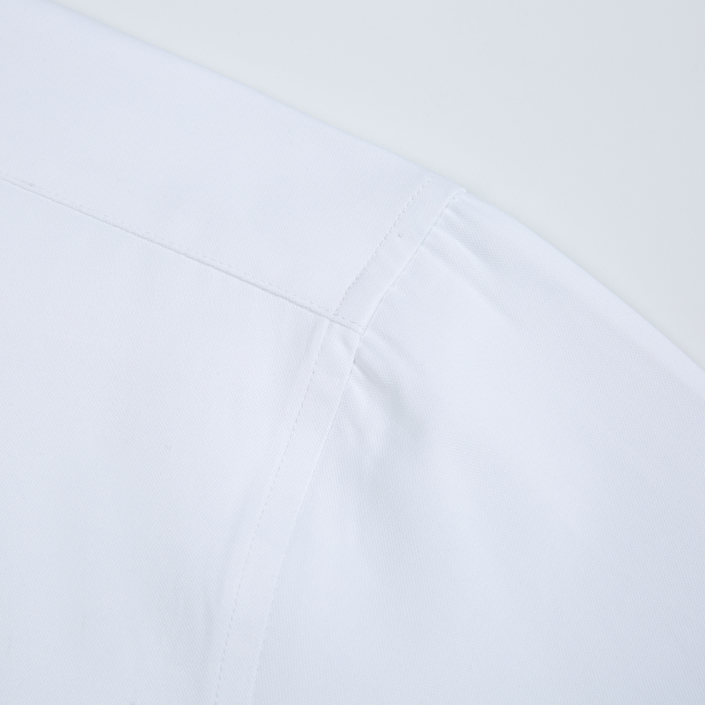 White Solid Color Men's Long S - Men Formal Wear Shirts recensione e prezzo