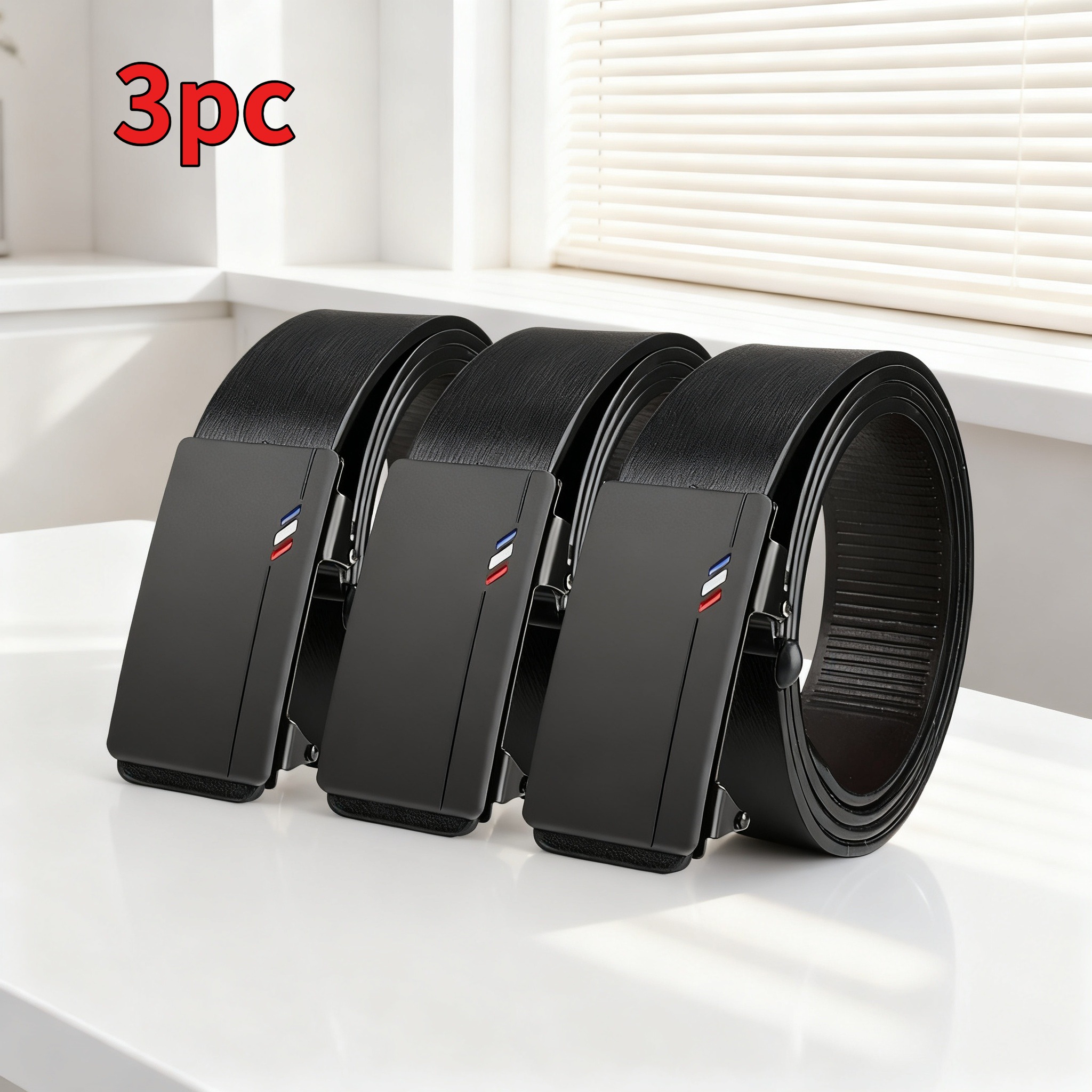 3-piece men's belt black multi - Men Formal Wear With Jeans recensione e prezzo