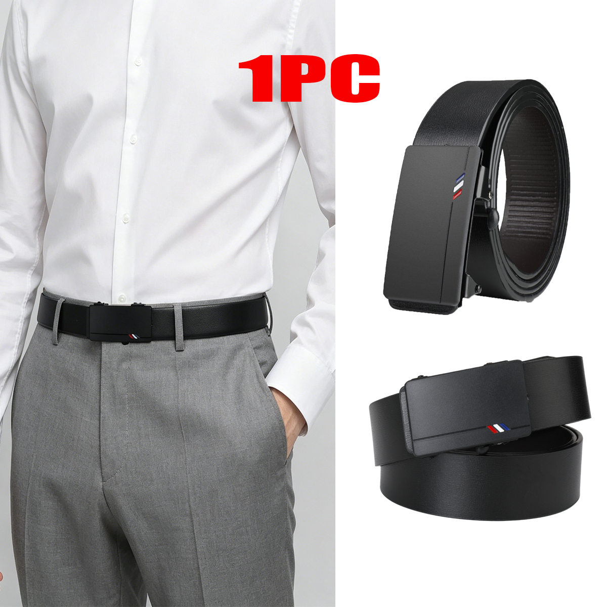 3-piece men's belt black multi - Men Formal Wear With Jeans recensione e prezzo