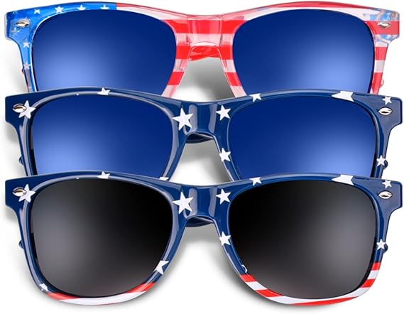 3 Pairs American Flag Sunglass - Men Accessories Hk 리뷰 및 가격