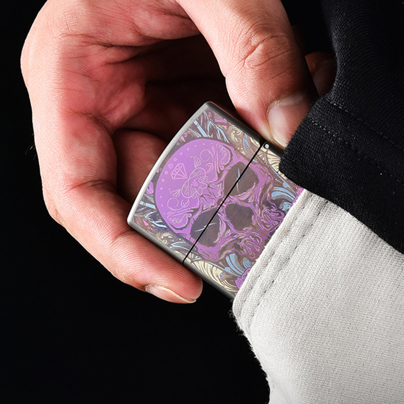 Pink Skull Titanium Alloy Ligh - Lighter Windproof 리뷰 및 가격