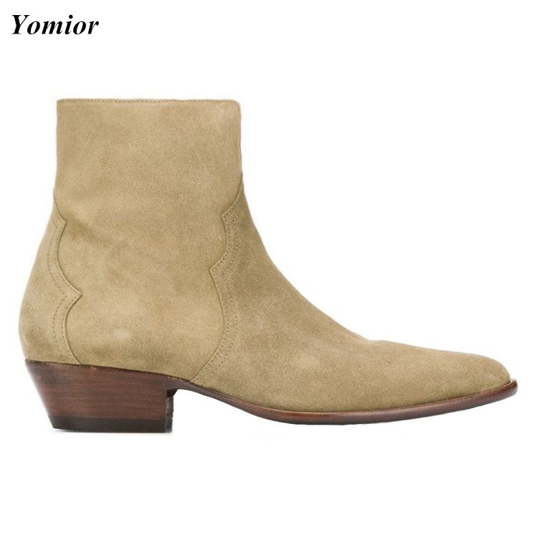 Yomior Genuine Leather British - Men Formal Wear With Boots recensione e prezzo