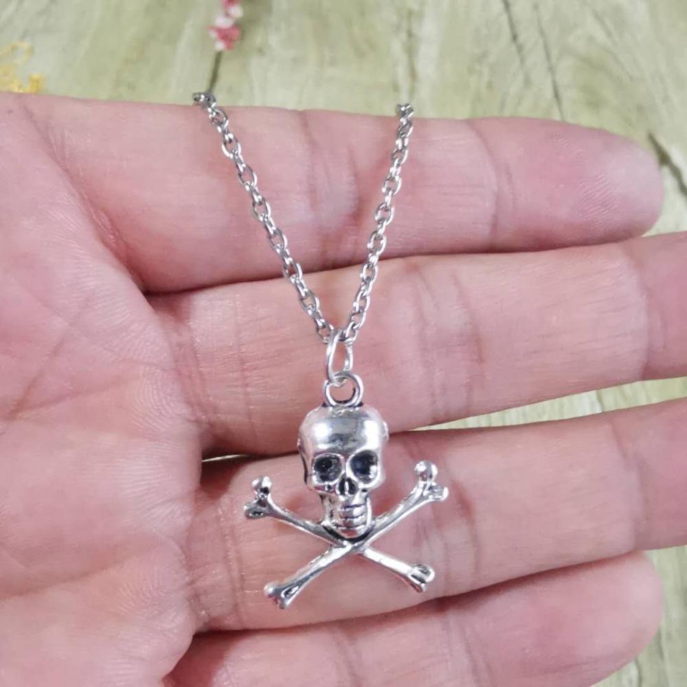 Skull Pendant Necklace for Wom - Men Accessories Aesthetic 리뷰 및 가격