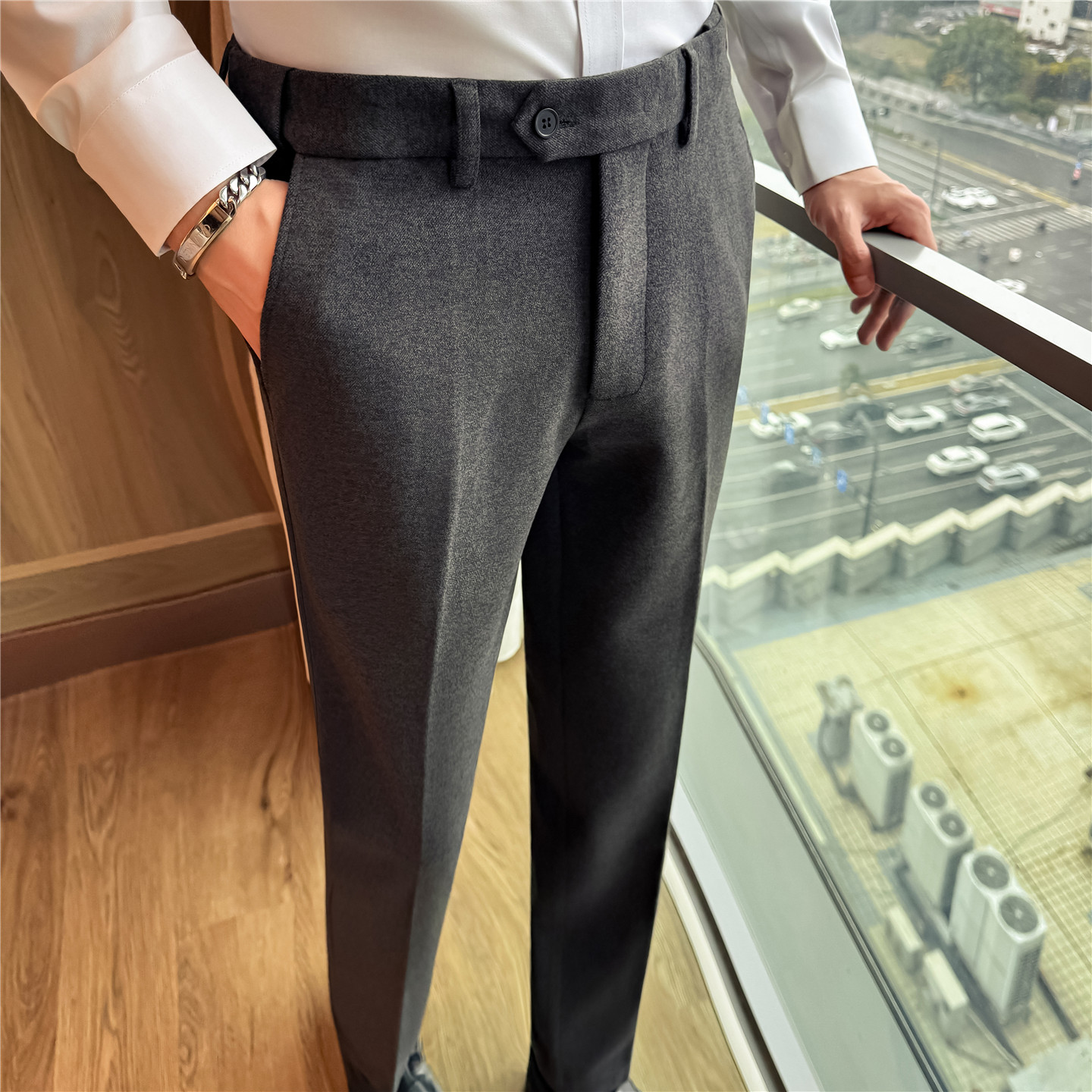 Men's Wool Blend Straight Dres - Men'S Formal Wear In Winter recensione e prezzo