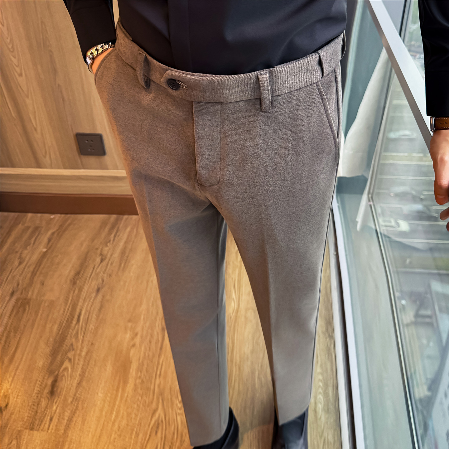 Men's Wool Blend Straight Dres - Men'S Formal Wear In Winter recensione e prezzo