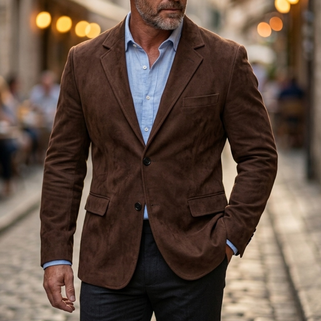 Men's Vintage Smart Casual Sue - Men'S Formal Wear In Winter recensione e prezzo
