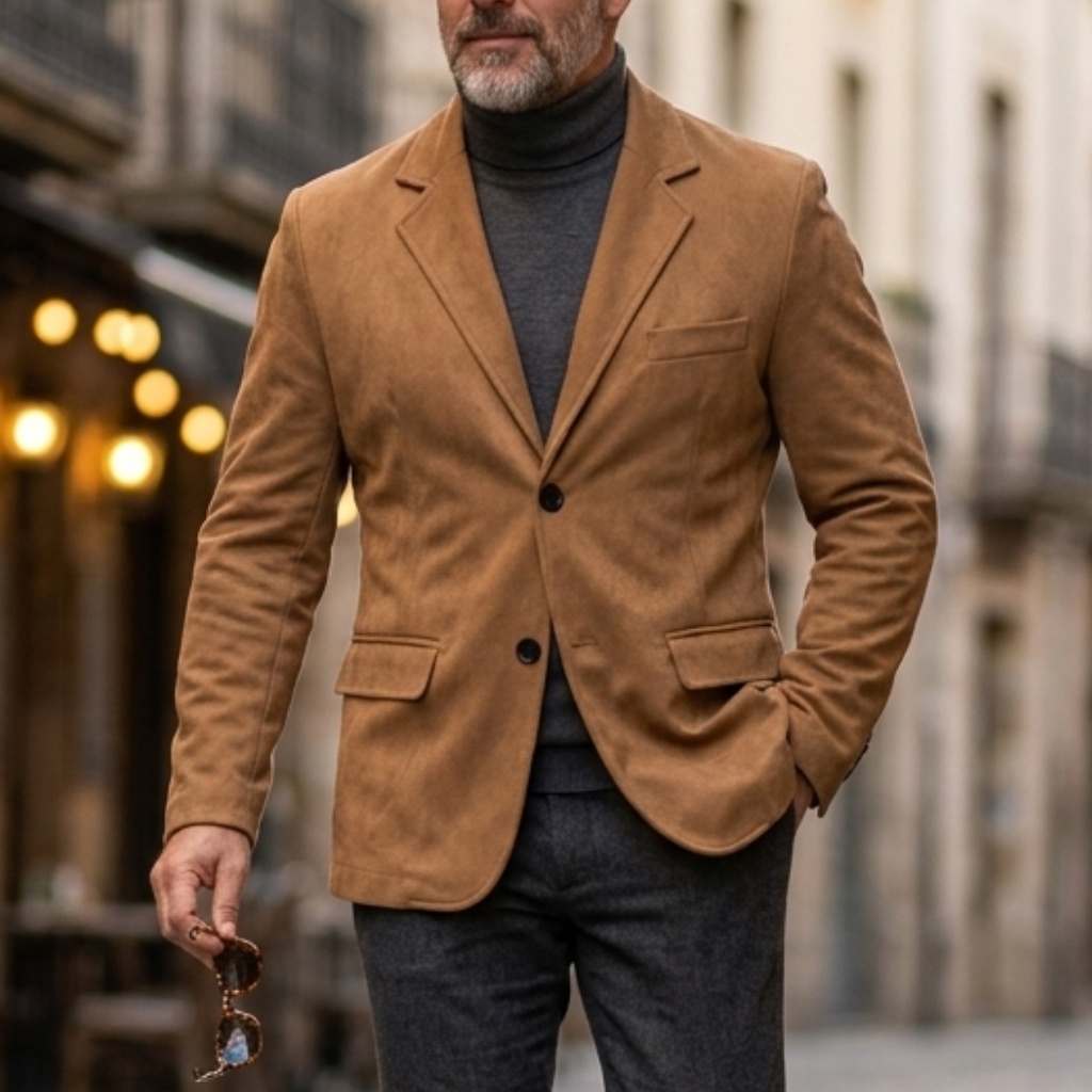 Men's Vintage Smart Casual Sue - Men'S Formal Wear In Winter recensione e prezzo