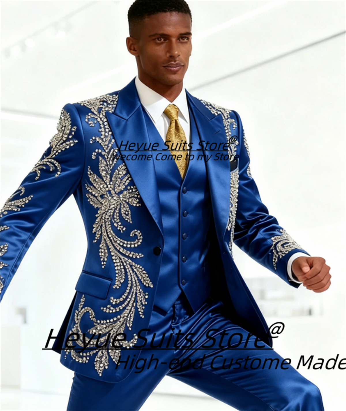 High End Customized Men Suit L - Men Formal Wear Wedding recensione e prezzo