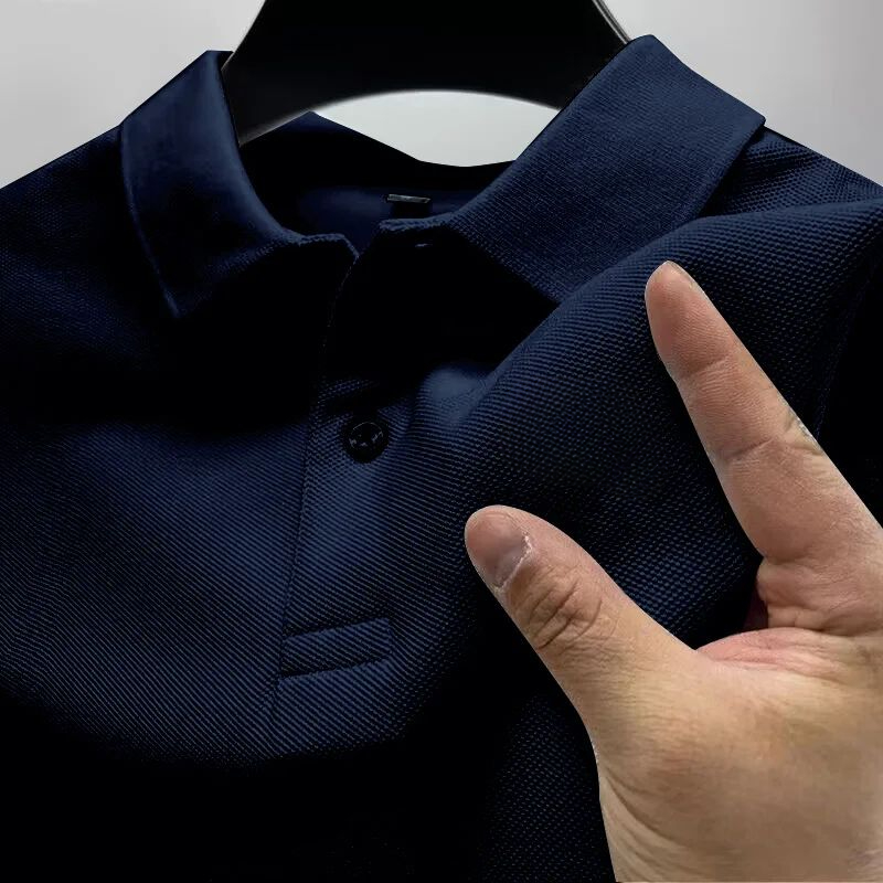 Men's Casual Polo Shirt Black  - Men Formal Wear Shirts recensione e prezzo