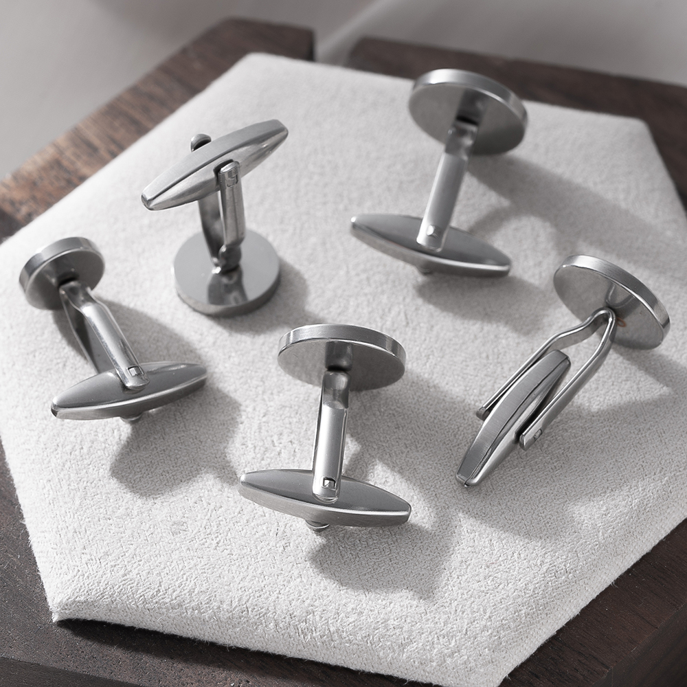 5Pcs Stainless Steel Cufflinks - Men Accessories Ring 리뷰 및 가격
