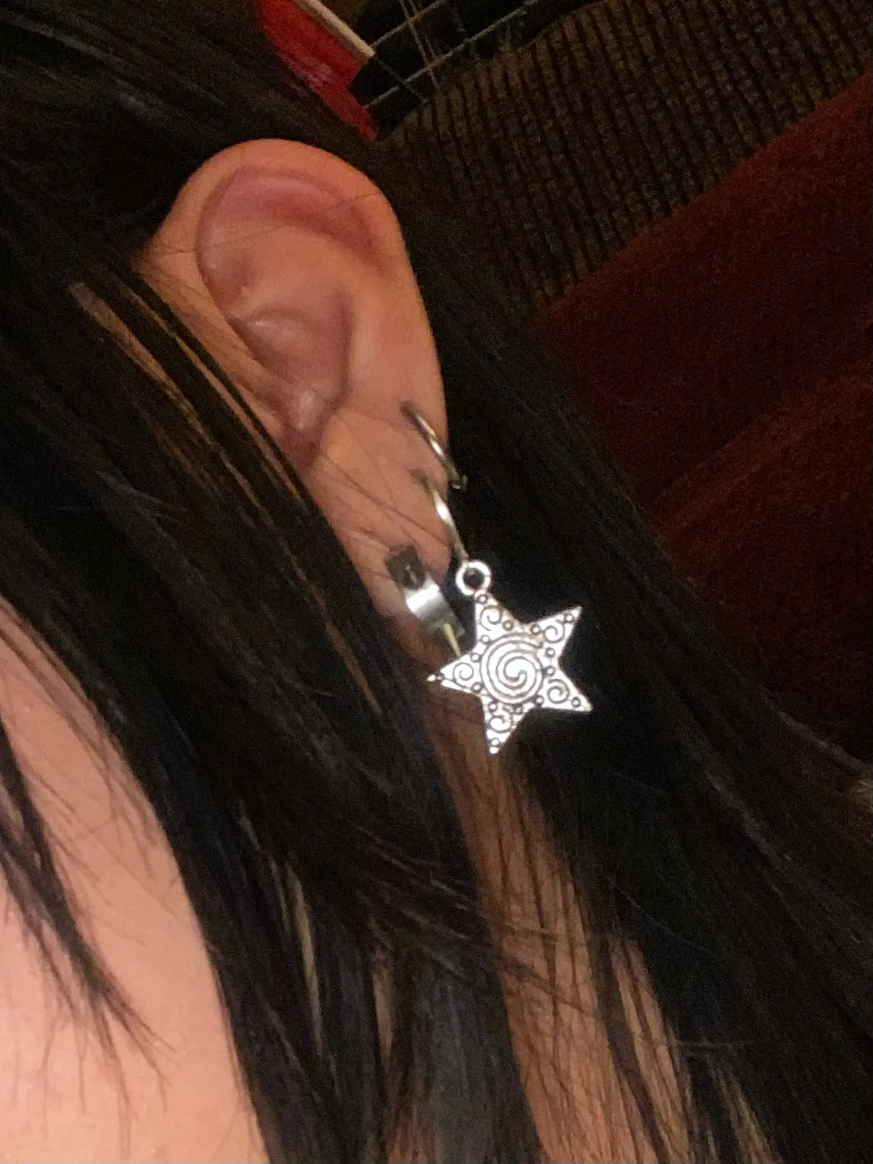 Vintage Goth Silver Color Spir - Men Accessories Aesthetic 리뷰 및 가격