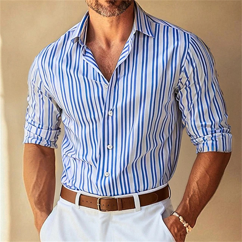10 colors men's formal lapel b - Men Formal Wear Shirts recensione e prezzo