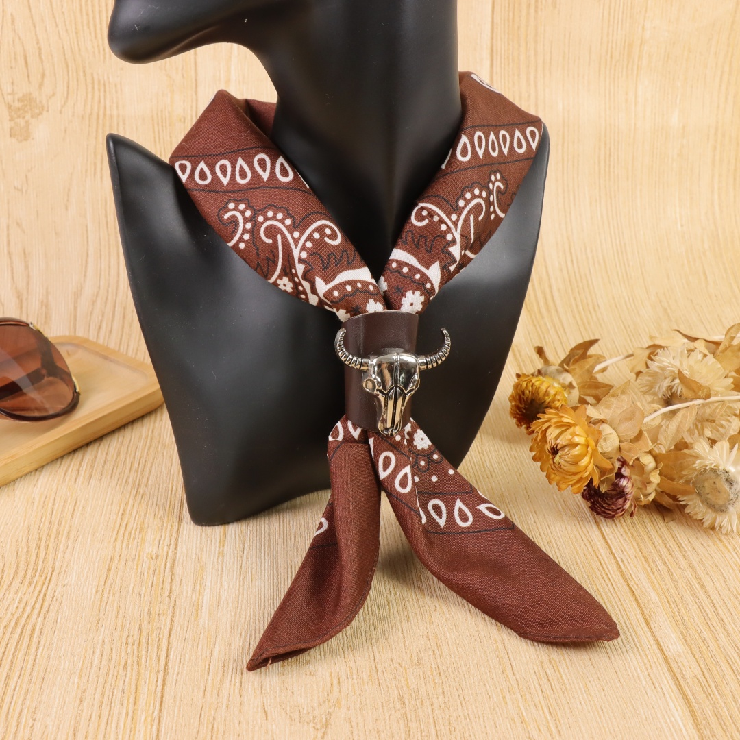 Artistic Cotton Square Scarf A - Men Accessories Ring 리뷰 및 가격