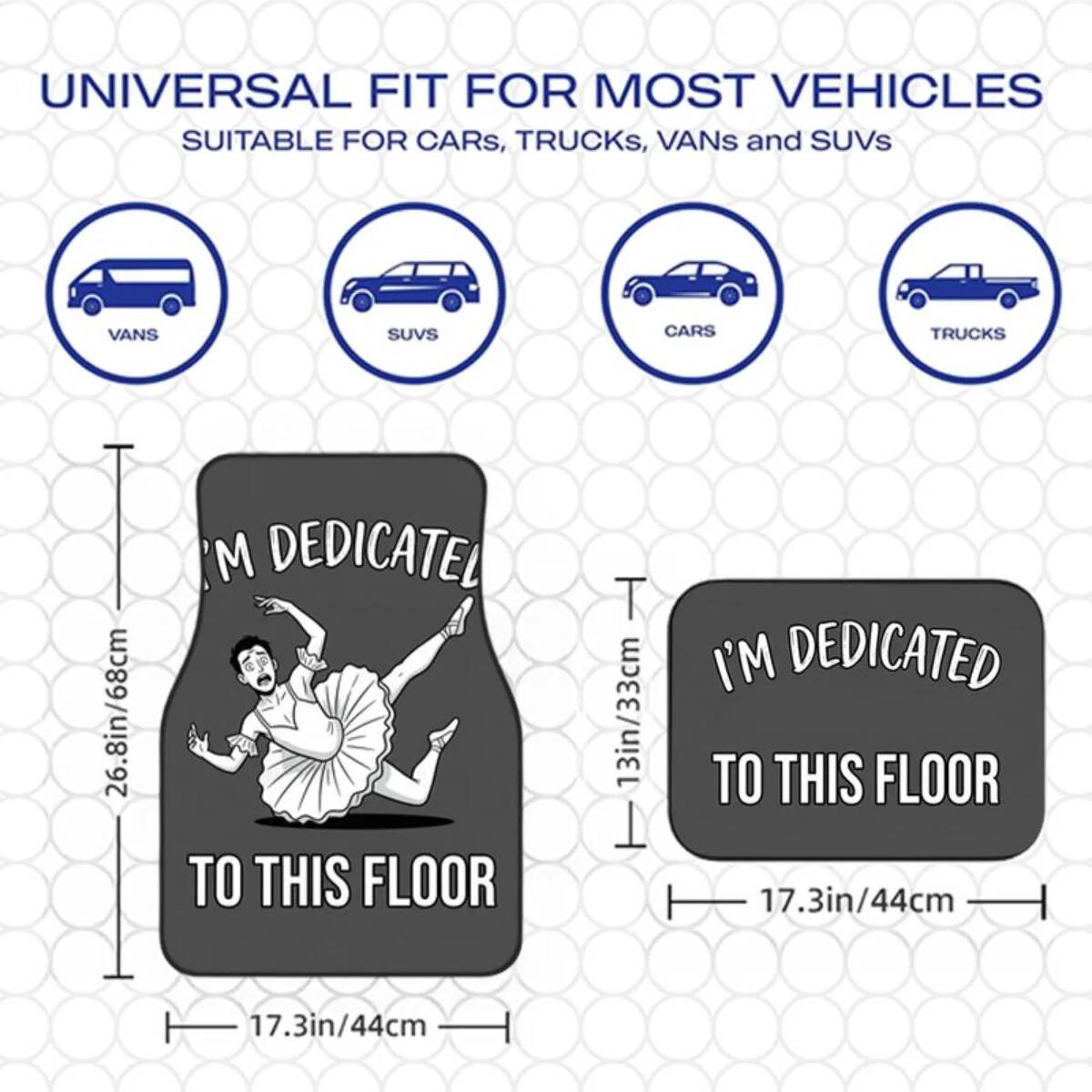 4Pcs Anti-Slip Car Floor Mats  - Men'S Accessories Vans 리뷰 및 가격