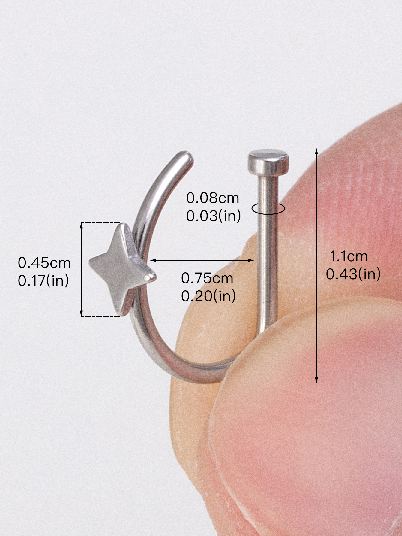 1pc Weld Rivet Butterfly D Sha - Men Accessories Ring 리뷰 및 가격