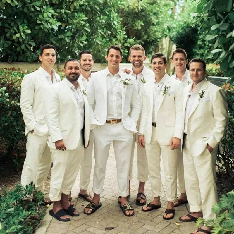 Linen Wedding Tuxedo For Men S - Men'S Formal Wear Attire recensione e prezzo