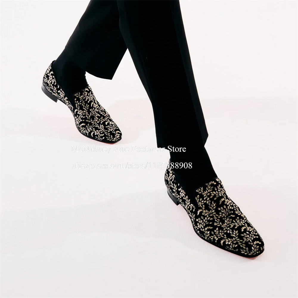 Black Silk Velvet Slip On Loaf - Men Formal Party Wear Dress recensione e prezzo