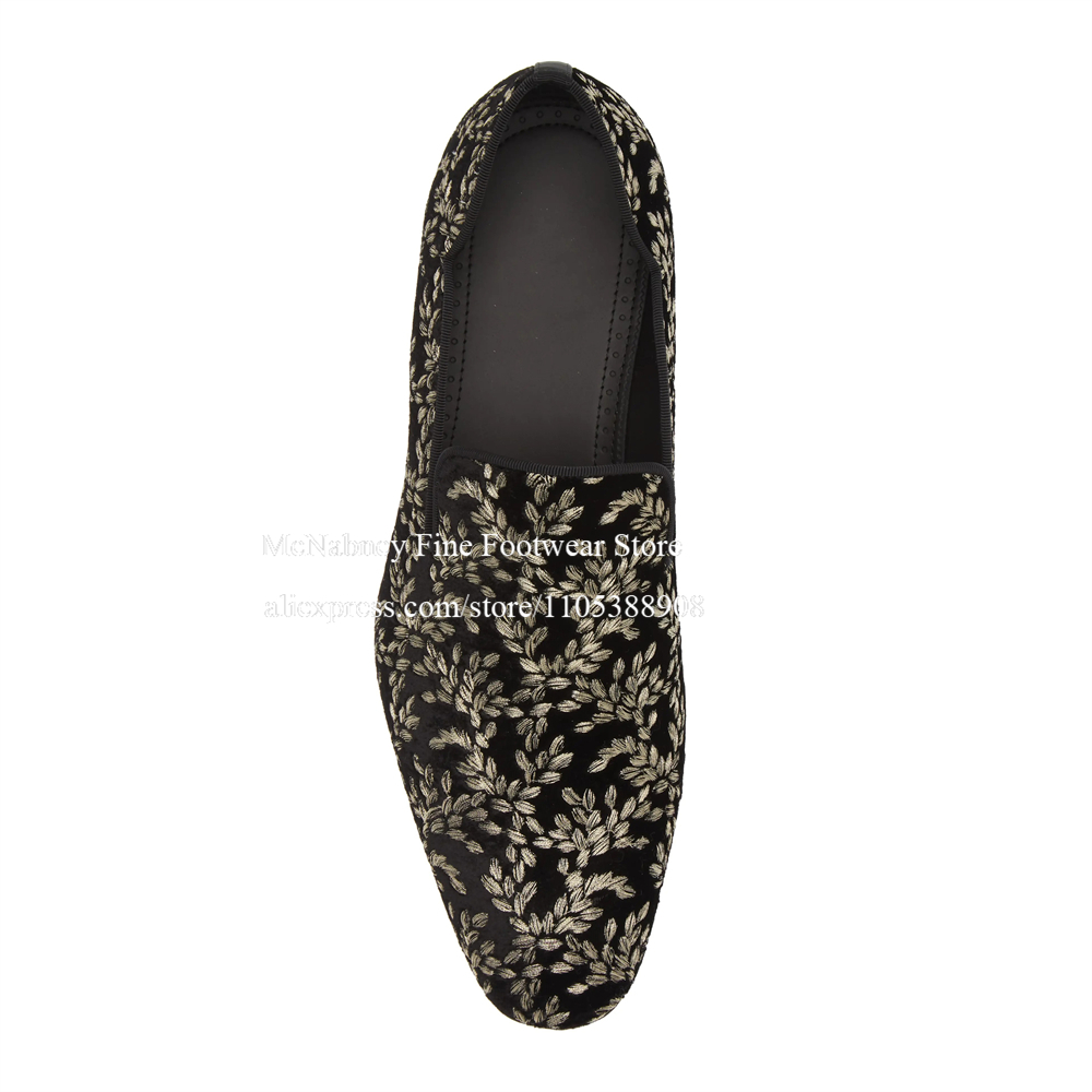 Black Silk Velvet Slip On Loaf - Men Formal Party Wear Dress recensione e prezzo
