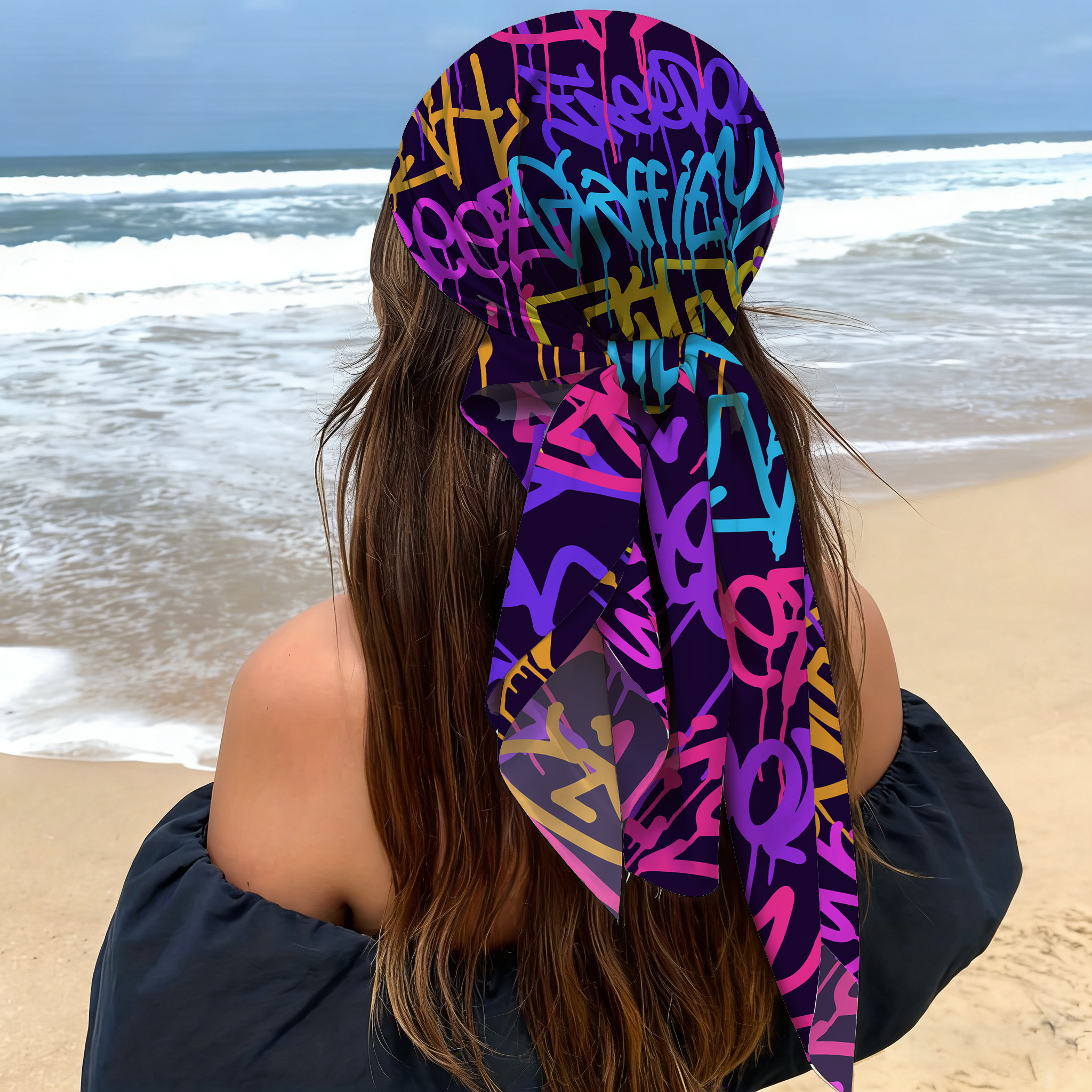 90x90cm Colorful Graffiti Squa - Men Accessories For Neck 리뷰 및 가격