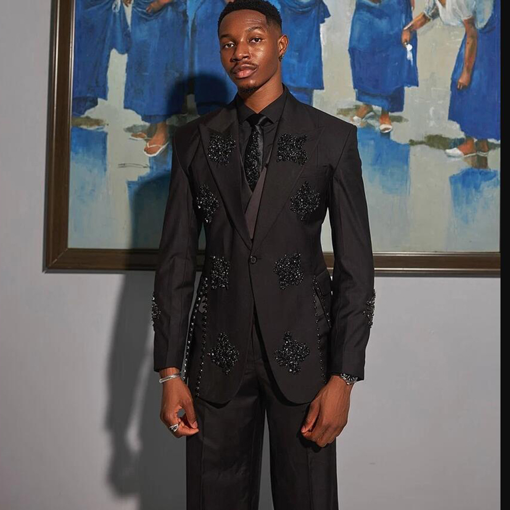 Luxury Suit Men 2 Piece Sets C - Men'S Formal Wear Attire recensione e prezzo