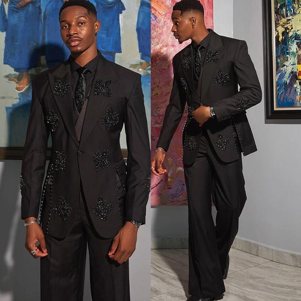 Luxury Suit Men 2 Piece Sets C - Men'S Formal Wear Attire recensione e prezzo