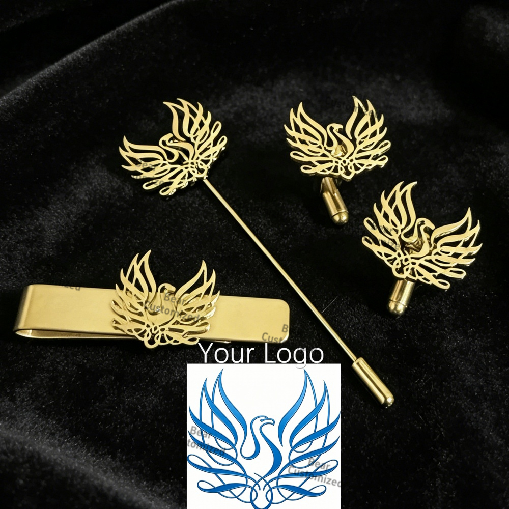 Custom Cufflink Tie Set Bar Pe - Men Formal Wear Wedding recensione e prezzo