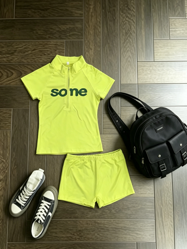 Coquette Neon Green Half Zip S - Men Accessories To Wear 리뷰 및 가격