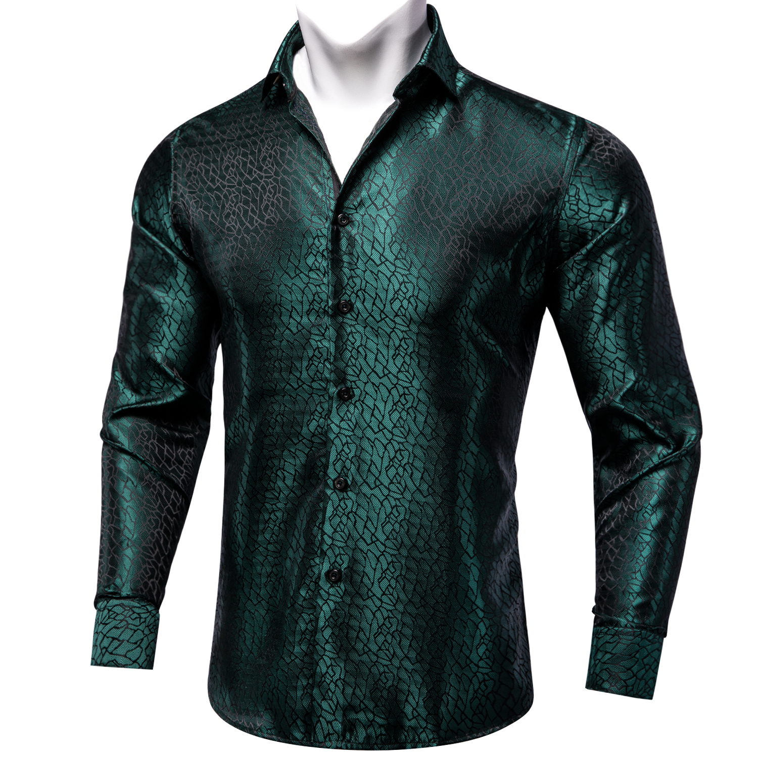 Fashion Green Shirts For Men C - Men Formal Wear Shirts recensione e prezzo