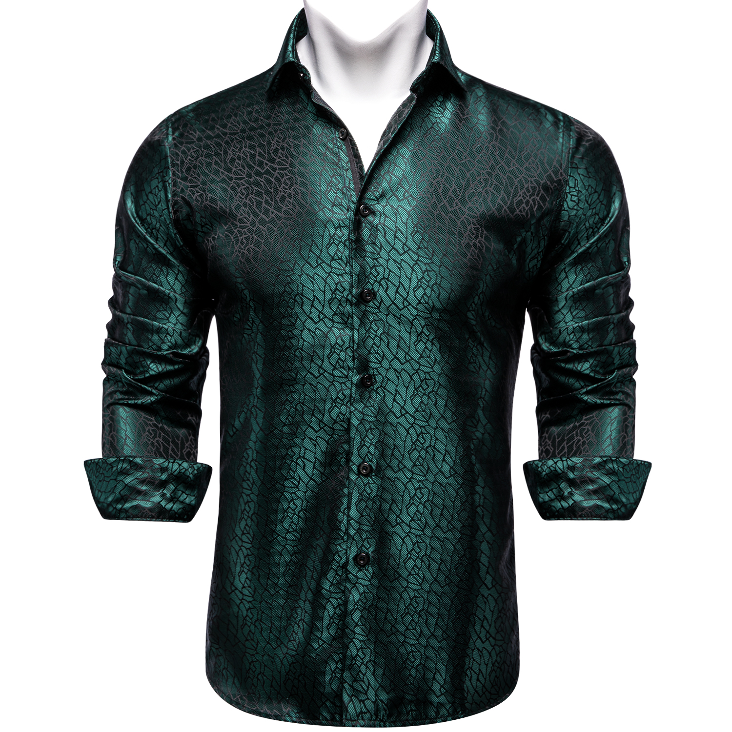 Fashion Green Shirts For Men C - Men Formal Wear Shirts recensione e prezzo
