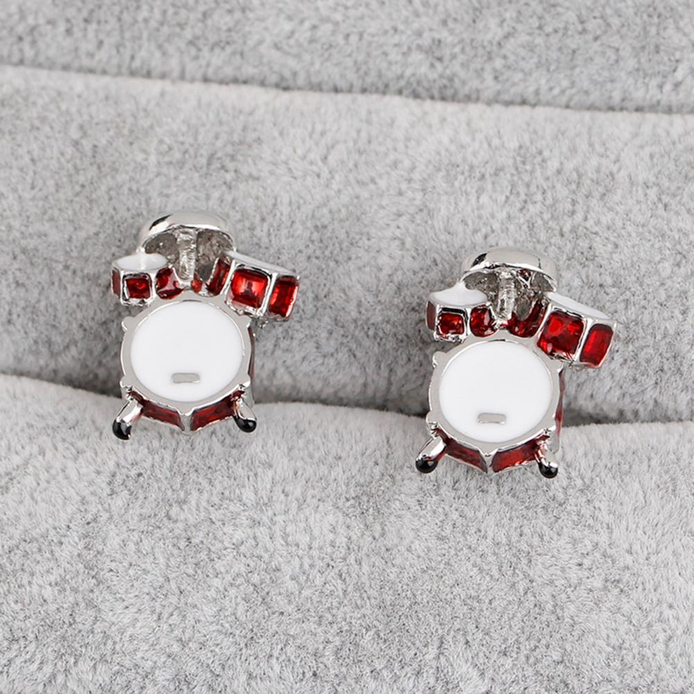 1 Pair Men Cufflinks Drum Shap - Men'S Formal Wear Attire recensione e prezzo