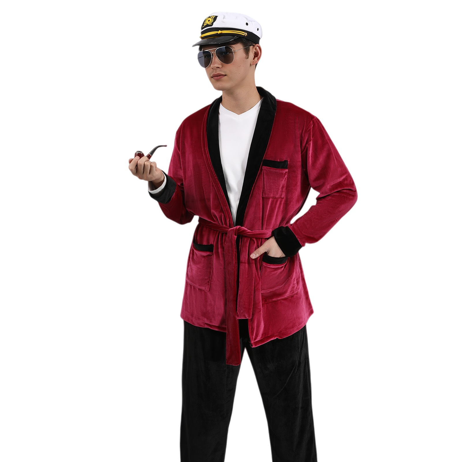 Men Flannel Red Nightgown Thic - Men'S Accessories Glasses 리뷰 및 가격