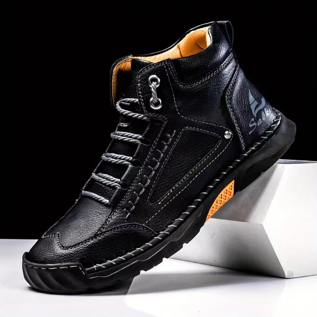Men's Hand-stitched Boots Plus - Men Accessories To Wear 리뷰 및 가격