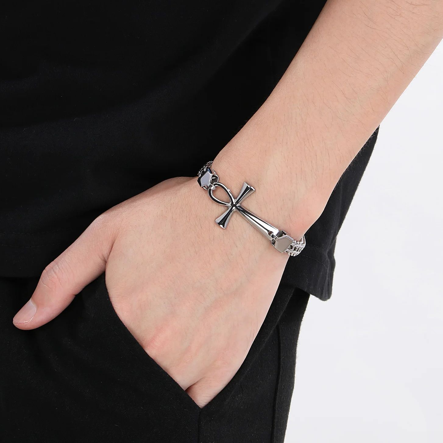 HaoYi Stainless Steel Egypt Cr - Men'S Accessories Jewelry Egypt 리뷰 및 가격