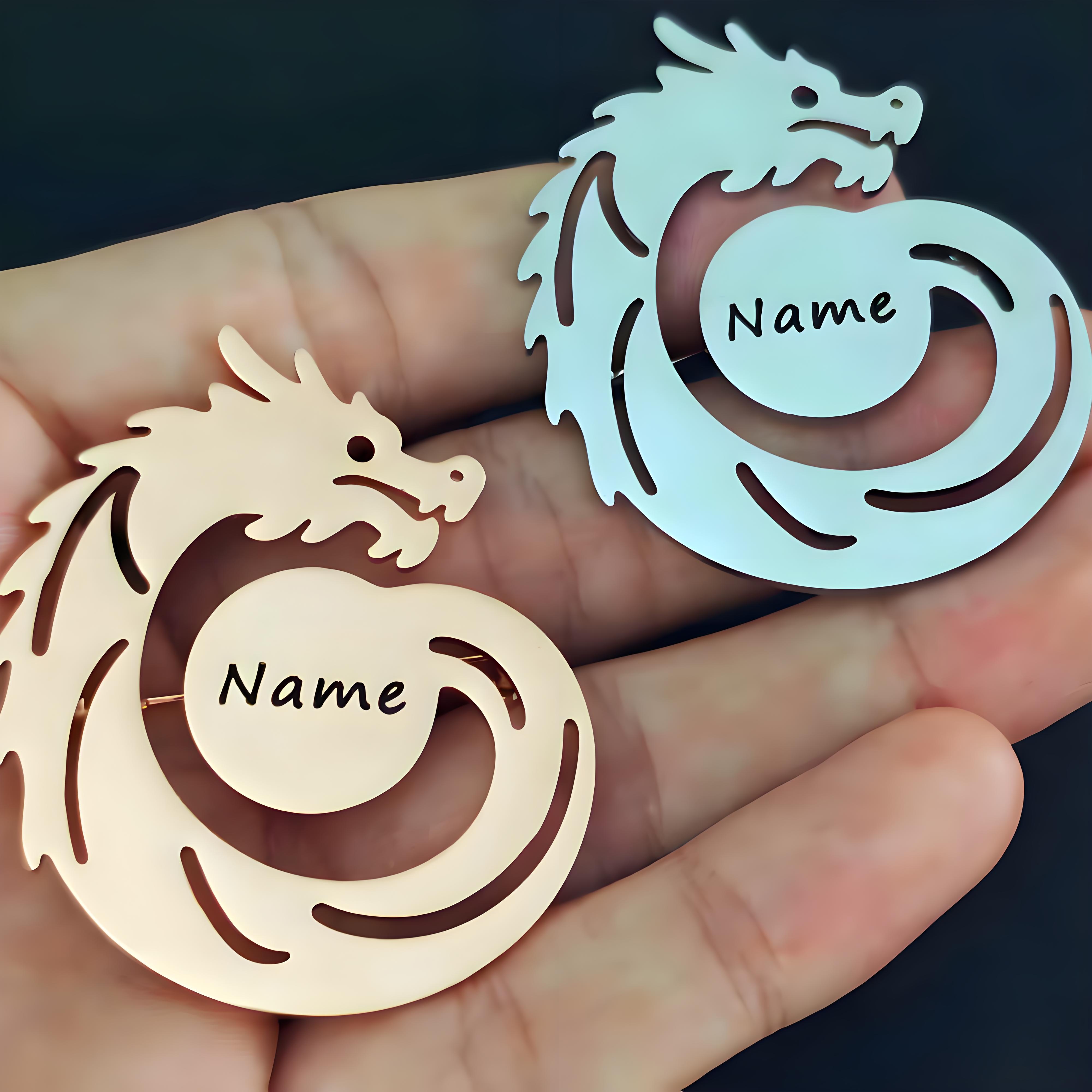 Custom Name Dragon Brooch, Per - Men'S Formal Ethnic Wear recensione e prezzo
