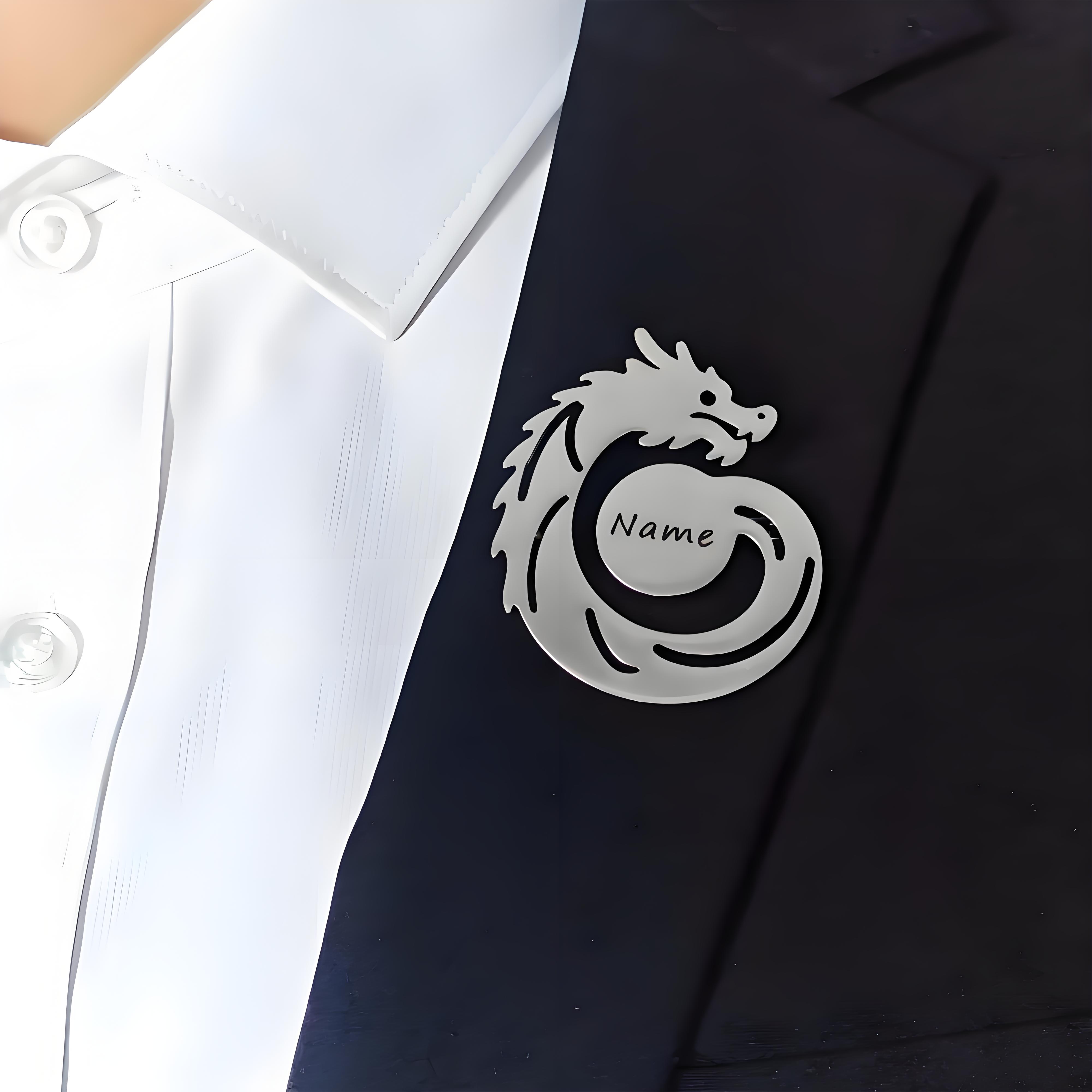 Custom Name Dragon Brooch, Per - Men'S Formal Ethnic Wear recensione e prezzo