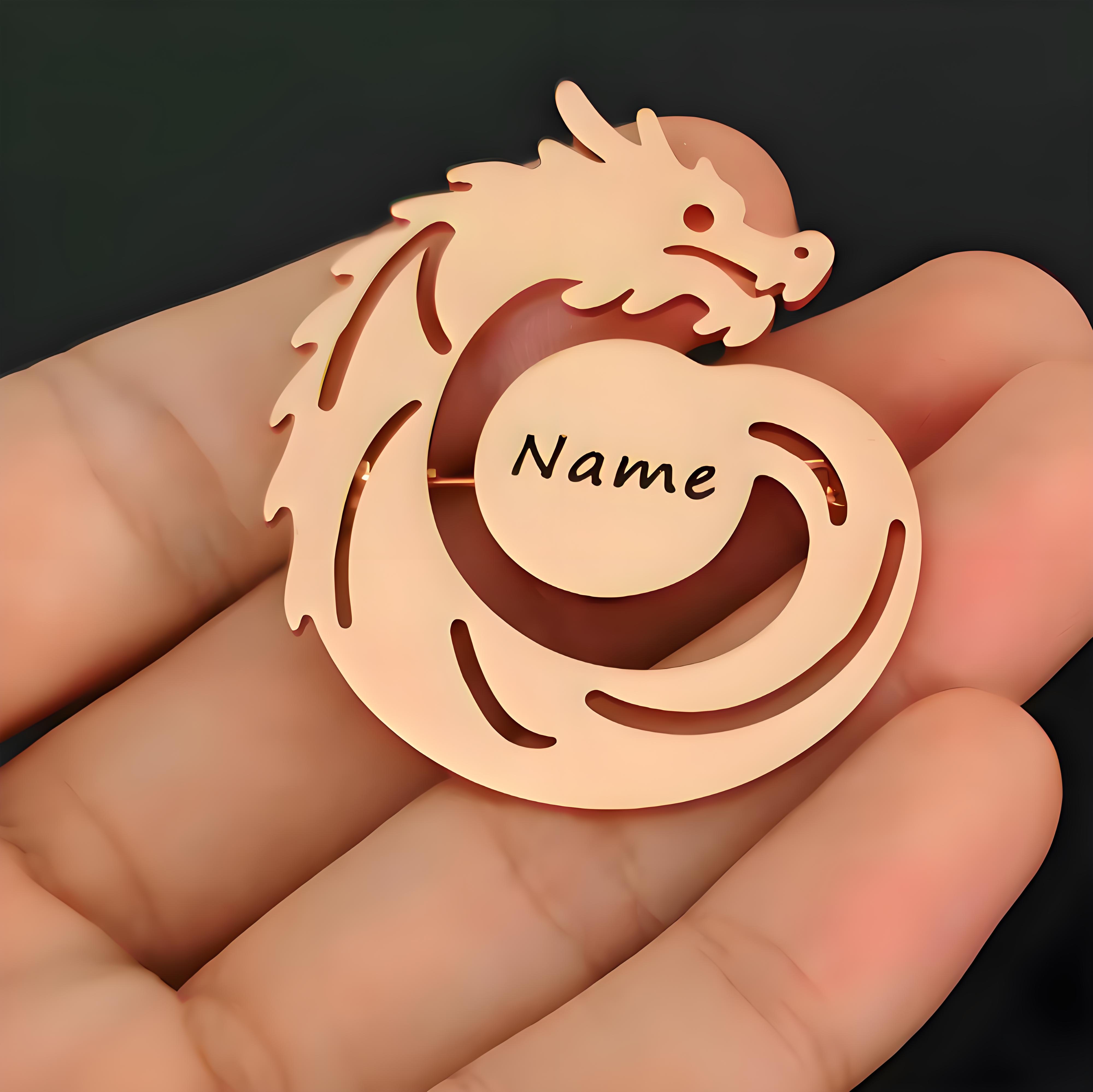 Custom Name Dragon Brooch, Per - Men'S Formal Ethnic Wear recensione e prezzo