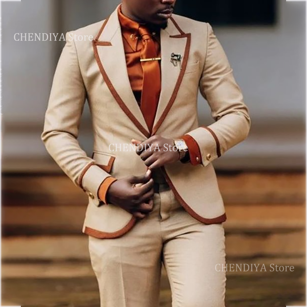 High Quality Men's Suits Eveni - Men Formal Wear Pants recensione e prezzo