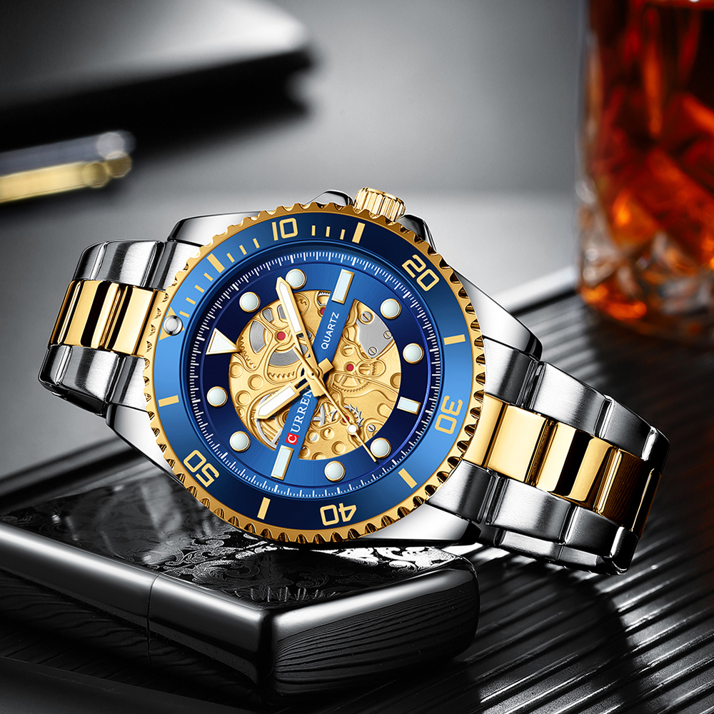 CURREN Fashion Mens Stainless  - Men Accessories For Wrist 리뷰 및 가격
