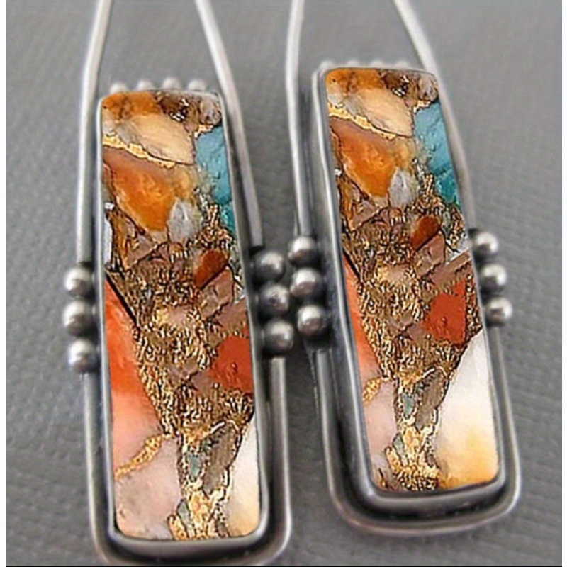 2PCS Retro Bohemian Earrings I - Men Accessories Aesthetic 리뷰 및 가격