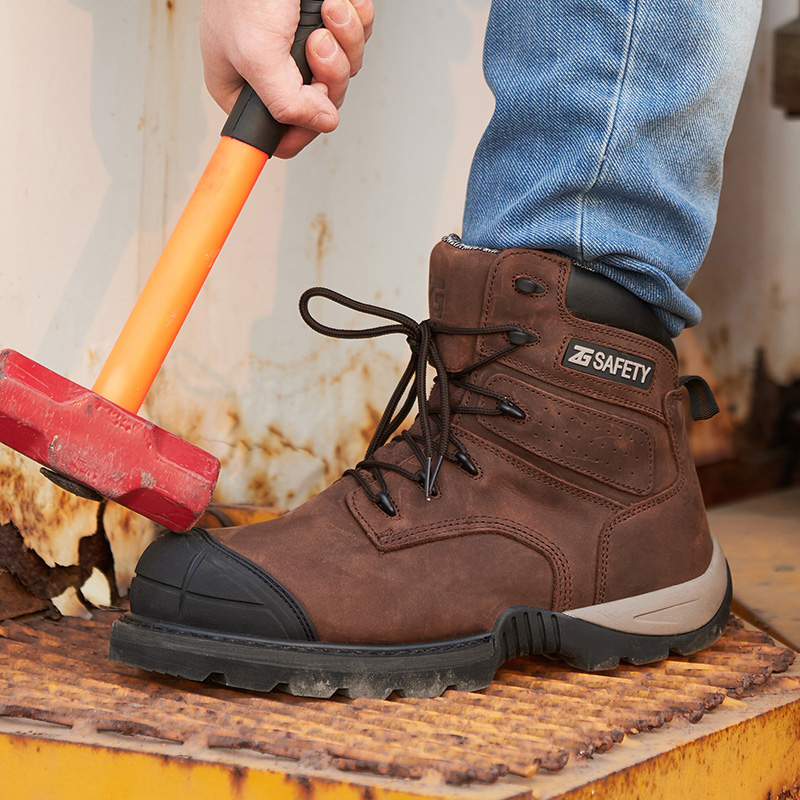 Cowhide Work Boots Genuine Lea - Men Accessories To Wear 리뷰 및 가격