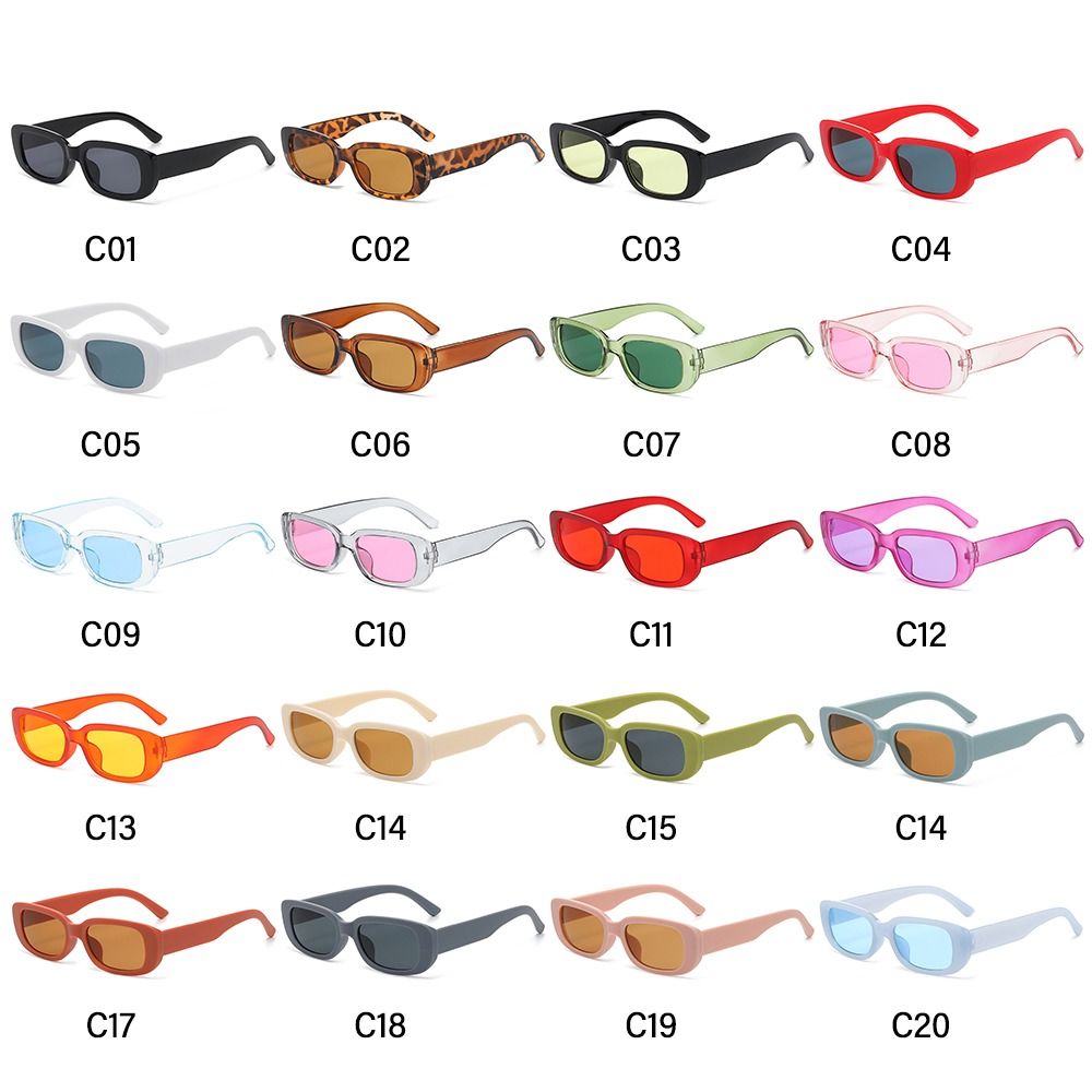 Trendy Narrow Square Frame Y2K - Men'S Accessories Glasses 리뷰 및 가격