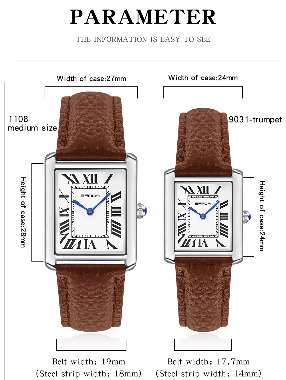 Sanda Rectangular Wrist Watche - Men Accessories For Wrist 리뷰 및 가격