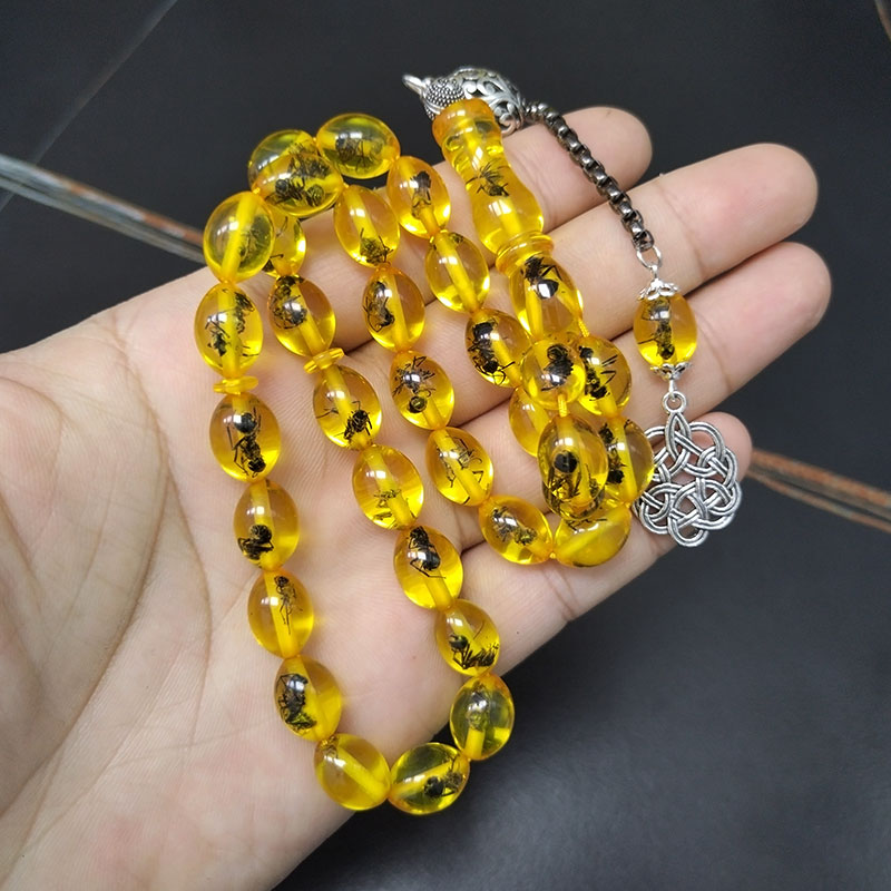 Tasbih men Yellow resin Real i - Men Accessories Hk 리뷰 및 가격